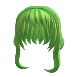 Lime Cute Short Hair