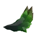 Lime Green Wolfy Tail