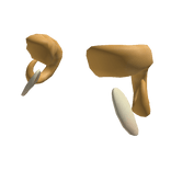 Little lamb ears with horns