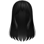 Long Black Anime Hair
