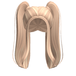 Long Blonde High Set Pigtails