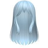 Long Blue Anime Hair