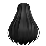 Long Hair Extensions in Black