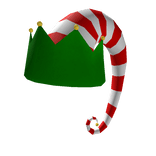 Long Striped Elf Hat