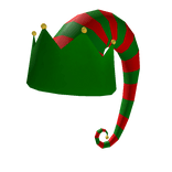 Long Striped Elf Hat