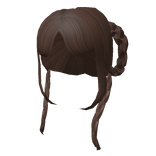 Looped Anime Braid Ponytail in Brown