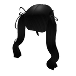 Loose Black Pigtails