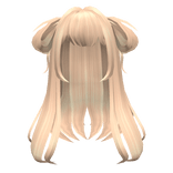 Loose Blonde Anime Side Buns