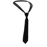 Loose Tie in black
