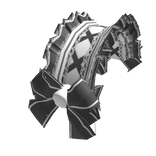 Lovely Black n White Lace Bonnet