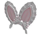 Lovely Lace Bunny Ears in Pink