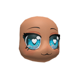 Lovestruck Anime Head (Blue Eyes) 