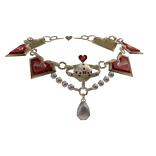 Lovestruck Bejeweled Ruby Necklace