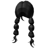 Low Bubble Braids in Black