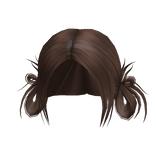 Low Tangled Buns in Brown