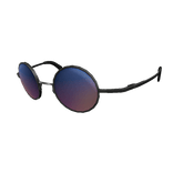Low Vaporwave Round Frame Sunglasses