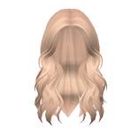 Lush Wavy Half Up Ponytail Hair in 2023  Brown hair roblox, Brown hair id,  Two toned hair