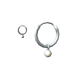 Luxury Silver Pearl Earrings