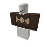 (m) brown argyle sweater cottage core soft vintage