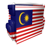 Malaysia Backpack World Globe Flag