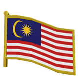 Malaysia Flag Pinned 1.0