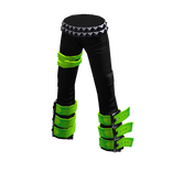 Mallgoth Pants Black Green