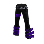Mallgoth Pants Black Purple