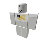 MANNY FLAG WHITE CROP