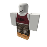 Maroon REBEL Top w/ Camo Jeans & Timbs