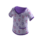 Medical Scrubs Purple Pattern 