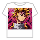 Meliodas Demon T Shirt Roblox Png