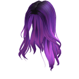Mermaid Princess Dark Purple Hair