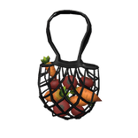 Mesh Grocery Tote Black