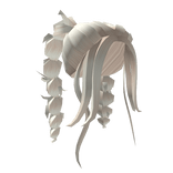 Messy Bow Braids in Blonde