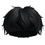Messy Boy Hair in Black