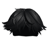 Messy Boy Middle Part in Black