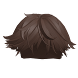 Messy Boy Middle Part in Brown