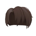 Messy Brown Anime Boy Hair