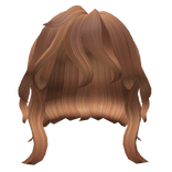 Messy Curly Wolf Cut Hair in Ash Ginger