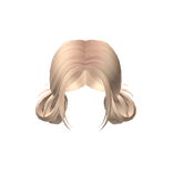 Messy Low Buns in Blonde