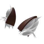 Messy Neko Ears - Brown