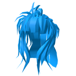 Messy Neko Hair - Blue