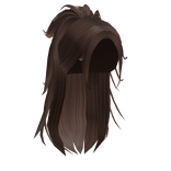 Messy Popular Y2K Aesthetic Ponytail (Brown)