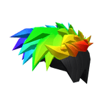 Messy Rainbow Undercut