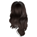 Messy Summer Hair in Dark Brown