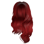 Messy Summer Hair in Red