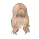 Messy Wavy Hair in Blonde