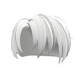 Messy White Anime Boy Hair