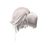 Messy White Short Hair