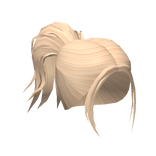 Messy Y2K Aesthetic Ponytail in Blonde